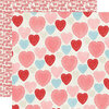 Simple Stories - Simple Vintage My Valentine Collection - 12 x 12 Double Sided Paper - Heart to Heart