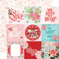 Simple Stories - Simple Vintage My Valentine Collection - 12 x 12 Double Sided Paper - 4x4 Elements