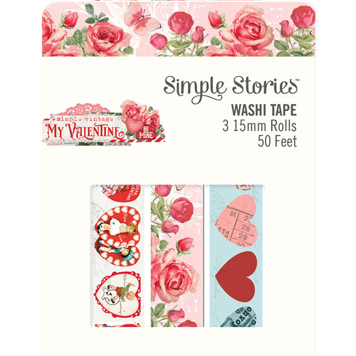 Simple Stories - Simple Vintage My Valentine Collection - Washi Tape