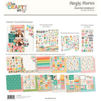 Simple Stories - Hey Crafty Girl Collection - 12 x 12 Collectors Essential Kit