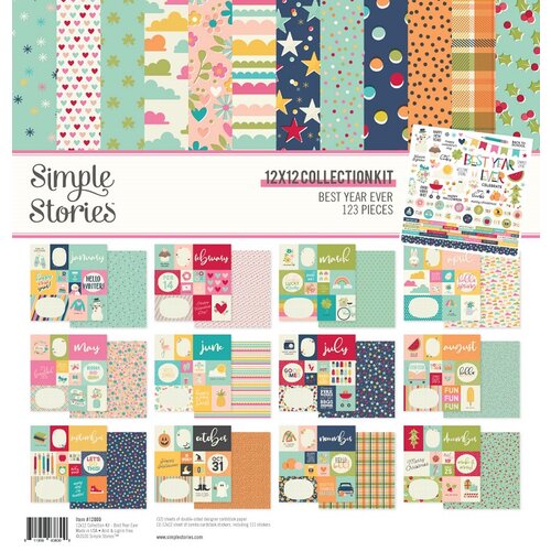 Simple Stories - Best Year Ever Collection - 12 x 12 Collection Kit