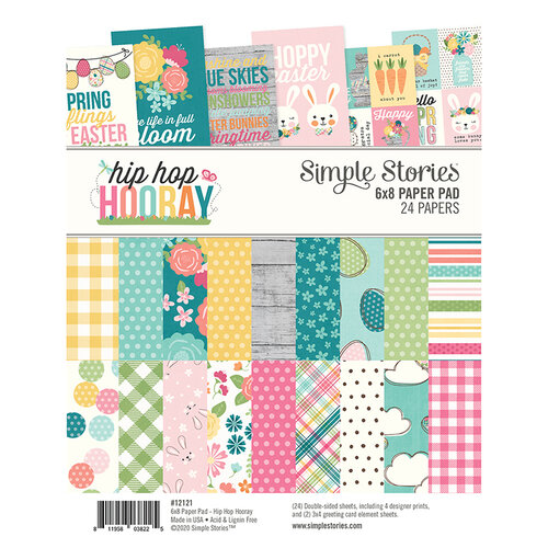 Simple Stories - Hip Hop Hooray Collection - 6 x 8 Paper Pad