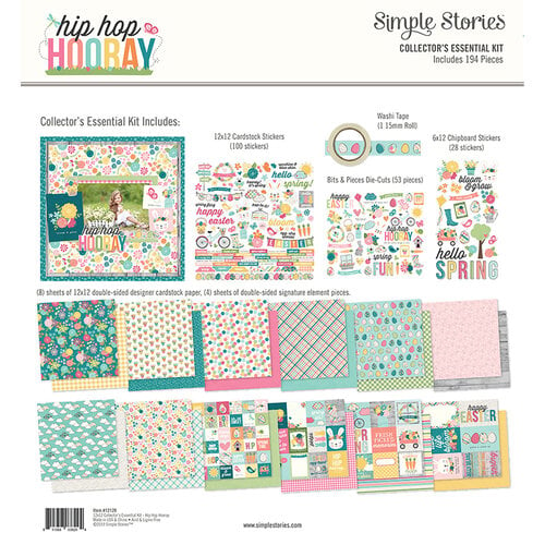 Simple Stories - Hip Hop Hooray Collection - 12 x 12 Collector's Essential Kit