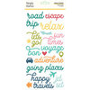 Simple Stories - Going Places Collection - Foam Stickers
