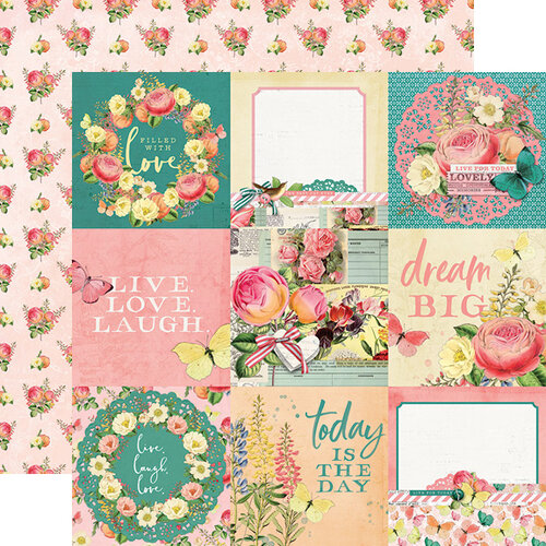 Simple Stories - Simple Vintage Garden District Collection - 12 x 12 Double Sided Paper - 4x4 Elements