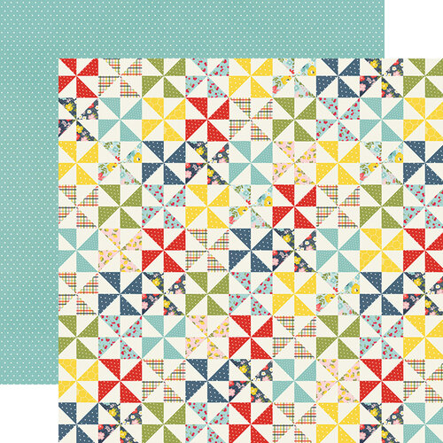 Simple Stories - Summer Farmhouse Collection - 12 x 12 Double Sided Paper - Simple Pleasures