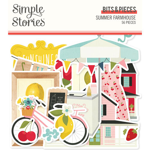 Simple Stories - Summer Farmhouse Collection - Ephemera - Bits and Pieces