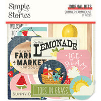 Simple Stories - Summer Farmhouse Collection - Ephemera - Journal Bits