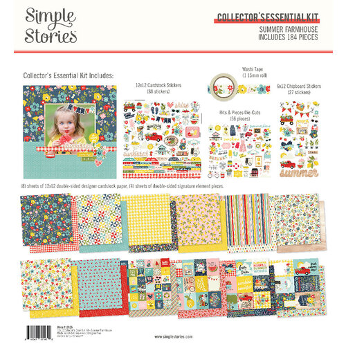 Simple Stories - Summer Farmhouse Collection - 12 x 12 Collector's Essential Kit