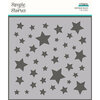 Simple Stories - Birthday Blast Collection - 6 x 6 Stencil - Stars
