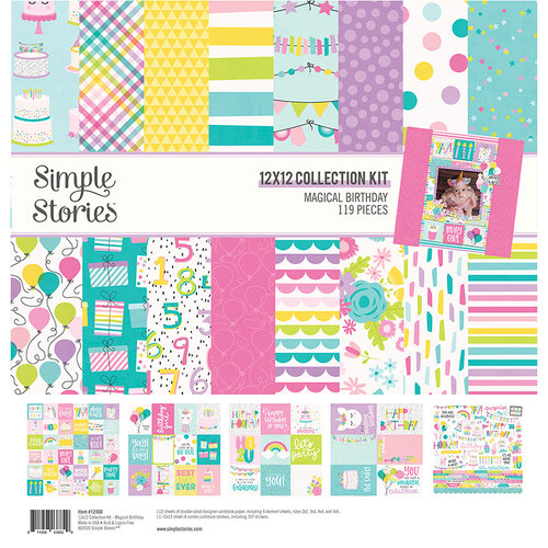 Simple Stories - Magical Birthday Collection - 12 x 12 Collection Kit