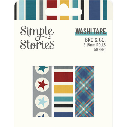 Simple Stories - Bro & Co Collection - Washi Tape