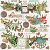 Simple Stories - Simple Vintage Great Escape Collection - 12 x 12 Cardstock Stickers - Banner