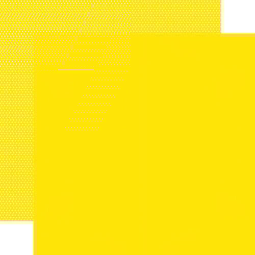 Simple Stories - Color Vibe Collection - 12 x 12 Double Sided Paper - Yellow