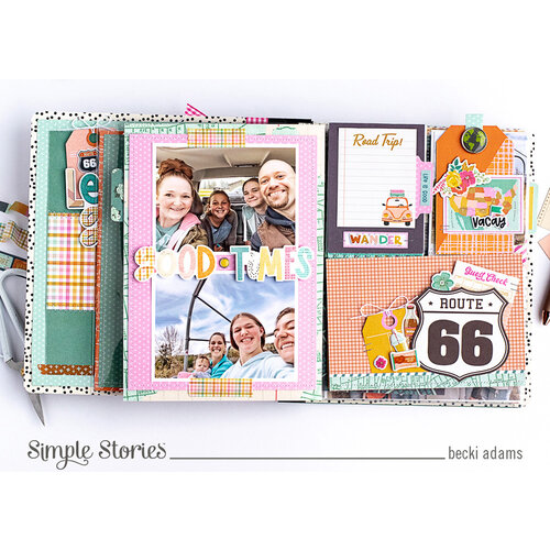 Simple Stories ColorVibe Textured Cardstock 12x12 Bubblegum (13425