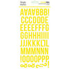 Simple Stories - Color Vibe Collection - 6 x 12 Foam Stickers - Alpha - Yellow