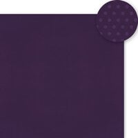 Simple Stories - Color Vibe Collection - 12 x 12 Double Sided Paper - Eggplant