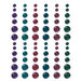 Simple Stories - Color Vibe Collection - Enamel Dots - Darks