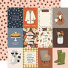 Simple Stories - Cozy Days Collection - 12 x 12 Double Sided Paper - 3 x 4 Elements