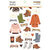 Simple Stories - Cozy Days Collection - Sticker Book