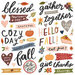 Simple Stories - Cozy Days Collection - Foam Stickers