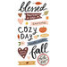 Simple Stories - Cozy Days Collection - Foam Stickers