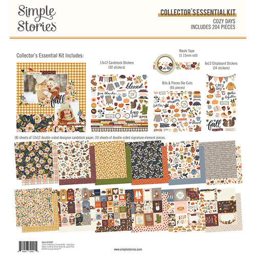 Simple Stories - Cozy Days Collection - 12 x 12 Collector's Essential Kit