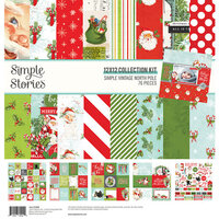 Simple Stories - Simple Vintage North Pole Collection - 12 x 12 Collection Kit