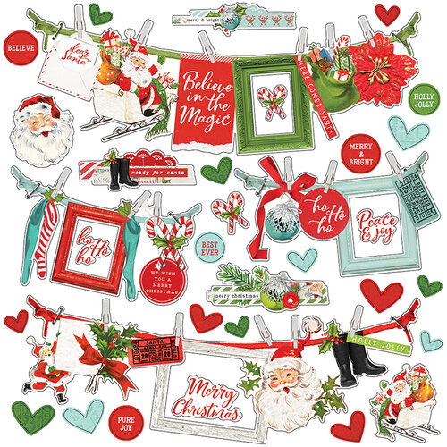Simple Stories - Simple Vintage North Pole Collection - 12 x 12 Banner Sticker