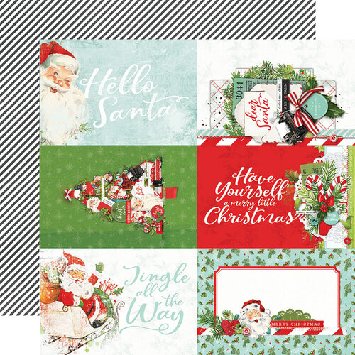 Simple Stories - Simple Vintage North Pole Collection - 12 x 12 Double Sided Paper - 4 x 6 Elements