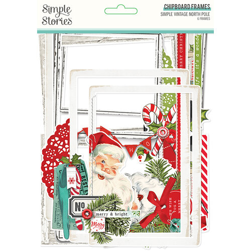 Simple Stories - Simple Vintage North Pole Collection - Chipboard Frames