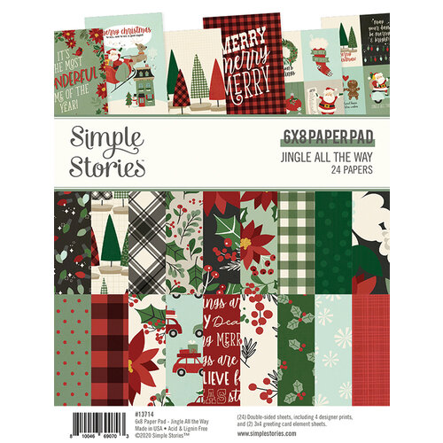 Simple Stories - Jingle All The Way Collection - 6 x 8 Paper Pad