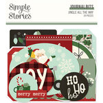 Simple Stories - Jingle All The Way Collection - Ephemera - Journal Bits