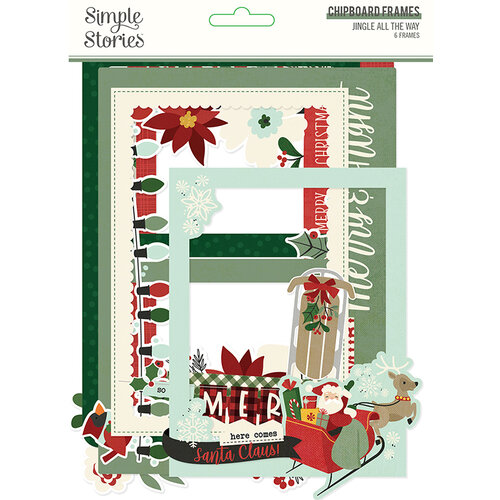 Simple Stories - Jingle All The Way Collection - Chipboard Frames