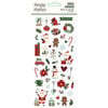 Simple Stories - Jingle All The Way Collection - Puffy Stickers