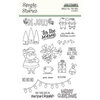 Simple Stories - Jingle All The Way Collection - Clear Photopolymer Stamps