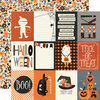 Simple Stories - Boo Crew Collection - 12 x 12 Double Sided Paper - 3 x 4 Elements