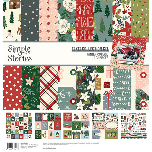 Simple Stories - Winter Cottage Collection - 12 x 12 Collection Kit