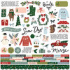 Simple Stories - Winter Cottage Collection - 12 x 12 Cardstock Stickers