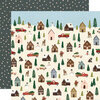 Simple Stories - Winter Cottage Collection - 12 x 12 Double Sided Paper - Winter Wonderland