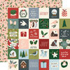 Simple Stories - Winter Cottage Collection - 12 x 12 Double Sided Paper - 2 x 2 Elements