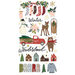 Simple Stories - Winter Cottage Collection - 6 x 12 Chipboard Stickers