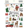 Simple Stories - Winter Cottage Collection - Sticker Book