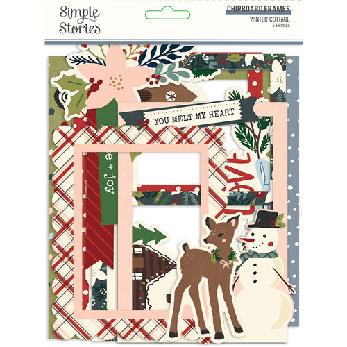 Simple Stories - Winter Cottage Collection - Chipboard Frames