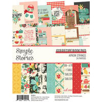 Simple Stories - Apron Strings Collection - 6 x 8 Paper Pad - Recipe Book