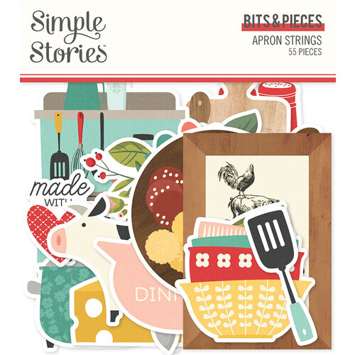 Simple Stories - Apron Strings Collection - Ephemera - Bits and Pieces