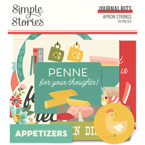 Simple Stories - Apron Strings Collection - Ephemera - Journal Bits