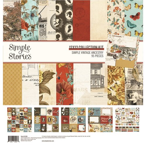 Simple Stories - Simple Vintage Ancestry Collection - 12 x 12 Collection Kit