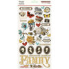 Simple Stories - Simple Vintage Ancestry Collection - 6 x 12 Chipboard Stickers