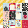 Simple Stories - Say Cheese Main Street Collection - 12 x 12 Double Sided Paper - 3 x 4 Elements